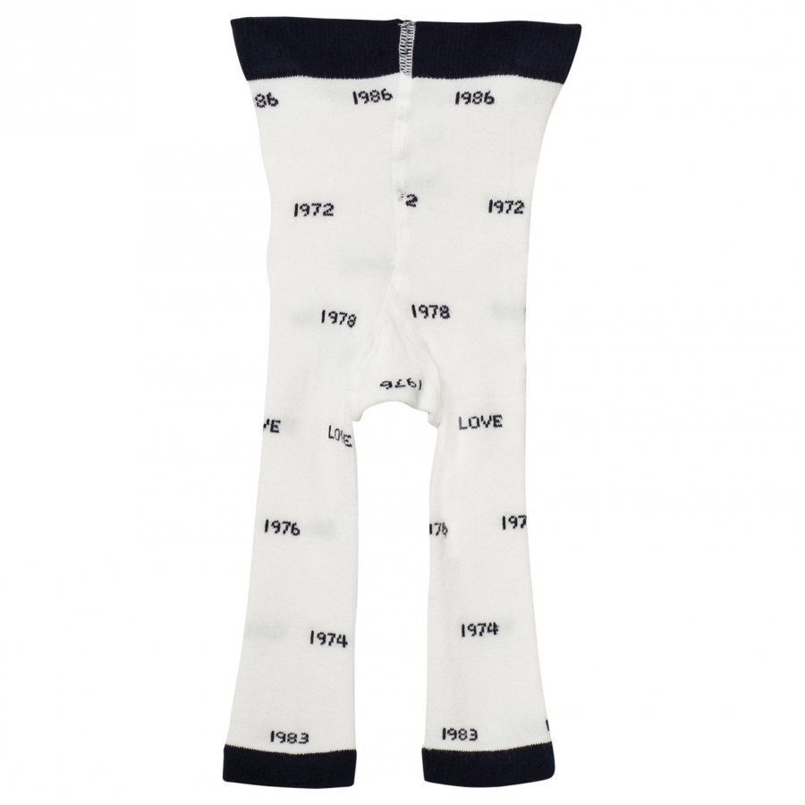 Tinycottons Years Leggings Off White/Dark Navy Legginsit