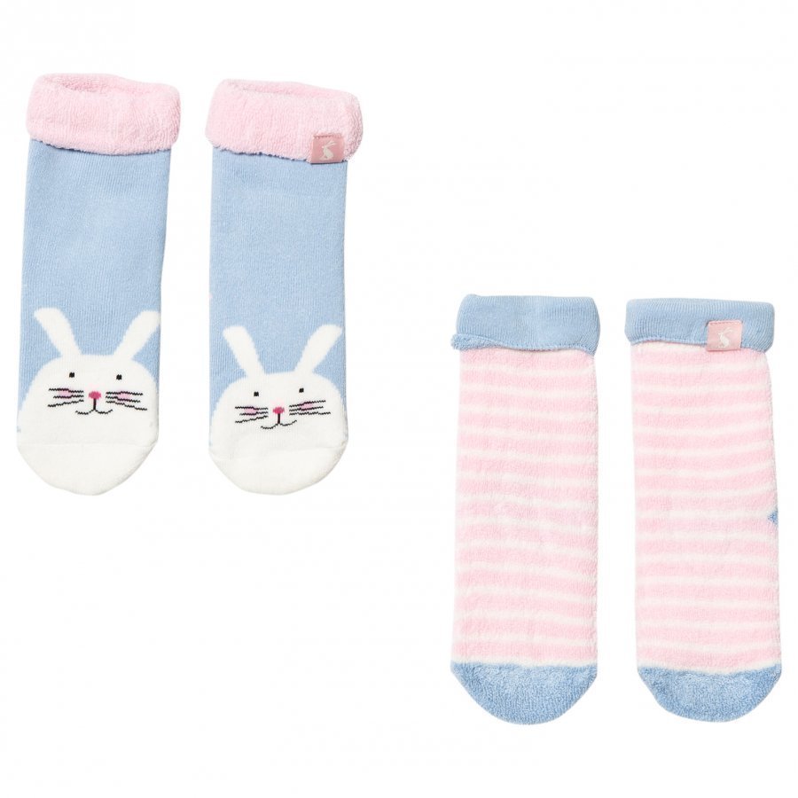 Tom Joule 2 Pack Of Bunny And Stripe Socks Sukat