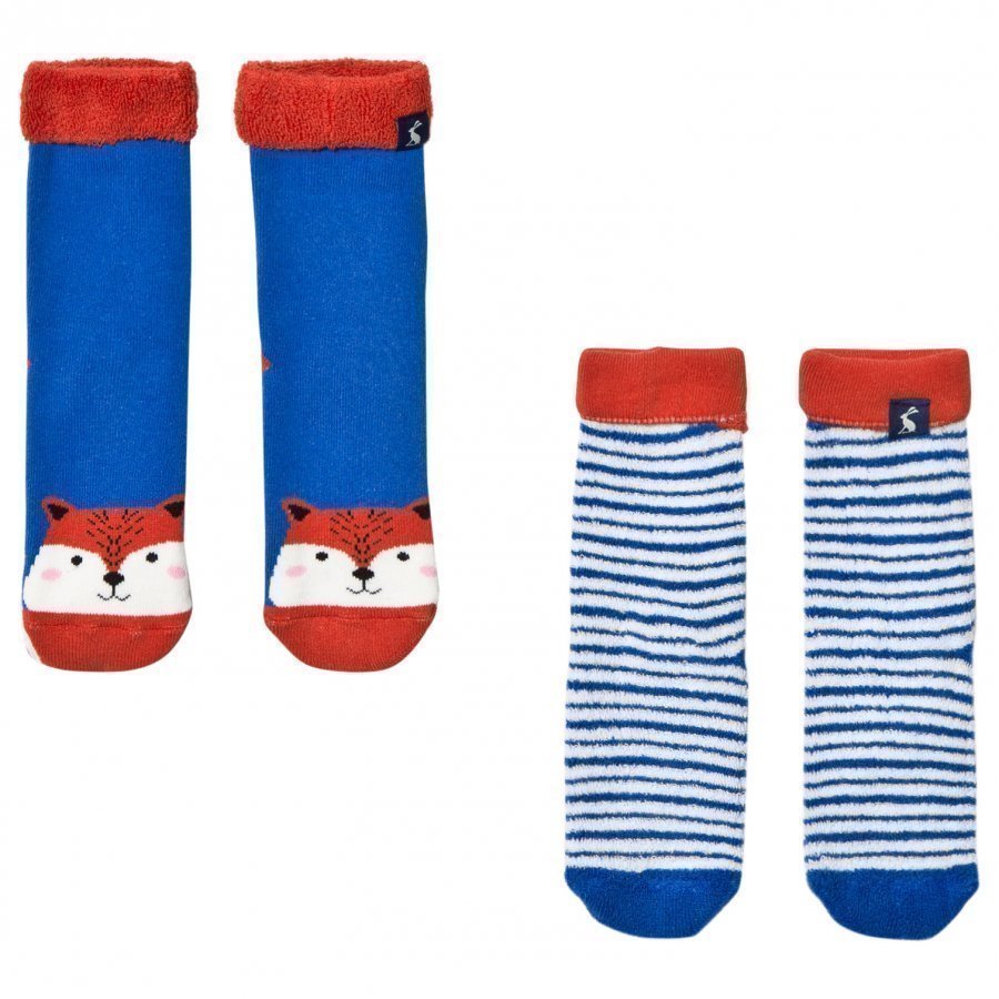 Tom Joule 2 Pack Of Fox And Stripe Socks Sukat