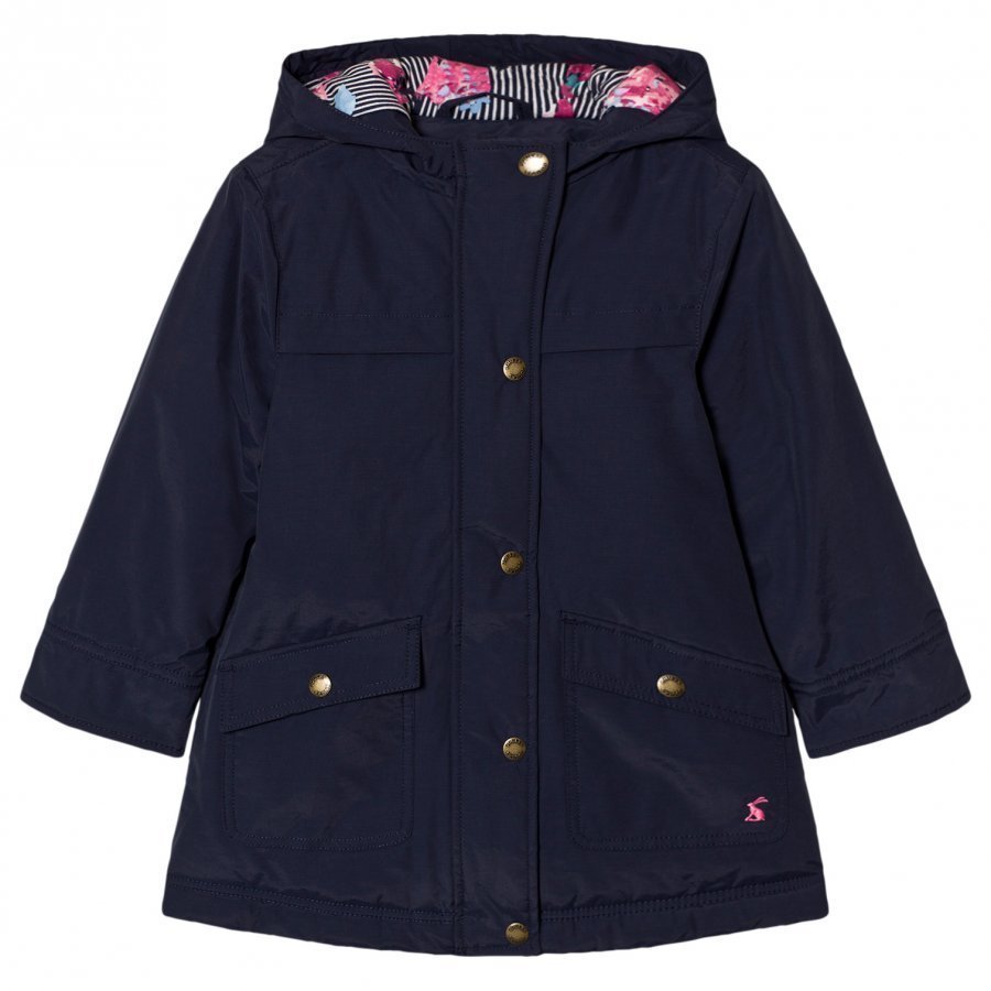 Tom Joule Navy Hooded Parka Parkatakki