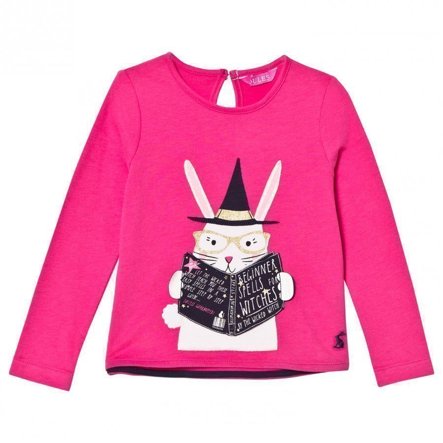 Tom Joule Pink Magic Rabbit Applique Tee Pitkähihainen T-Paita