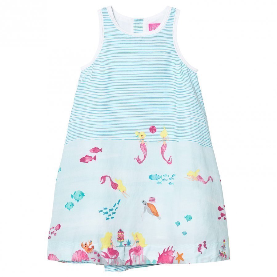 Tom Joule Turquoise Under The Sea Print Dress Mekko