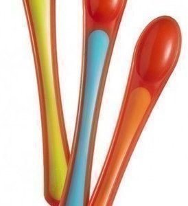 Tommee Tippee Explora Heat Sensor Weaning Spoons 3 kpl