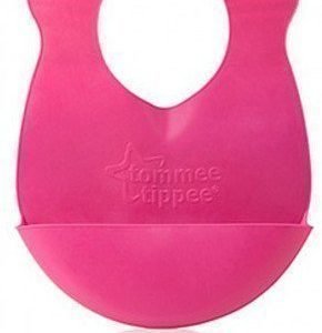 Tommee Tippee Explora Roll n Go Bib Pinkki