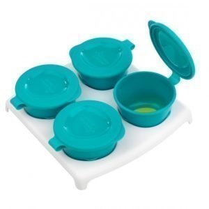 Tommee Tippee Pop Up Freezer Pots & Tray 4 kpl Sininen