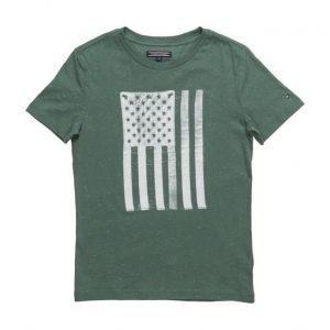 Tommy Hilfiger Ame Flag Cn Tee S/S