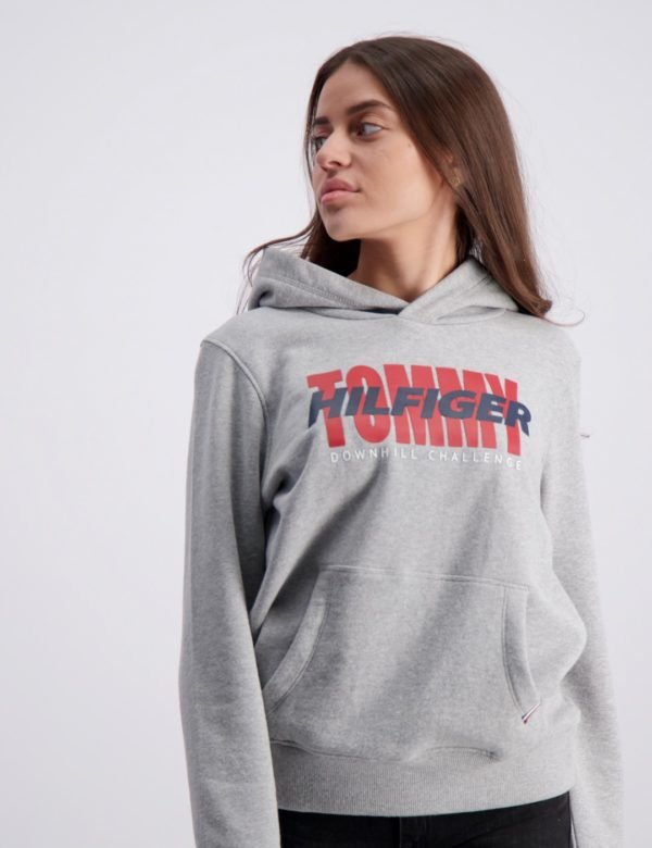 Tommy Hilfiger Artwork Hoodie Huppari Harmaa