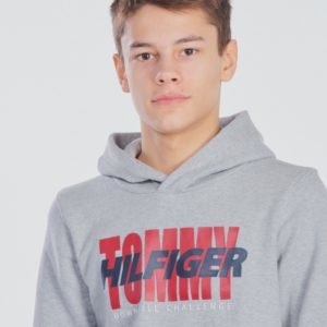 Tommy Hilfiger Artwork Hoodie Huppari Harmaa