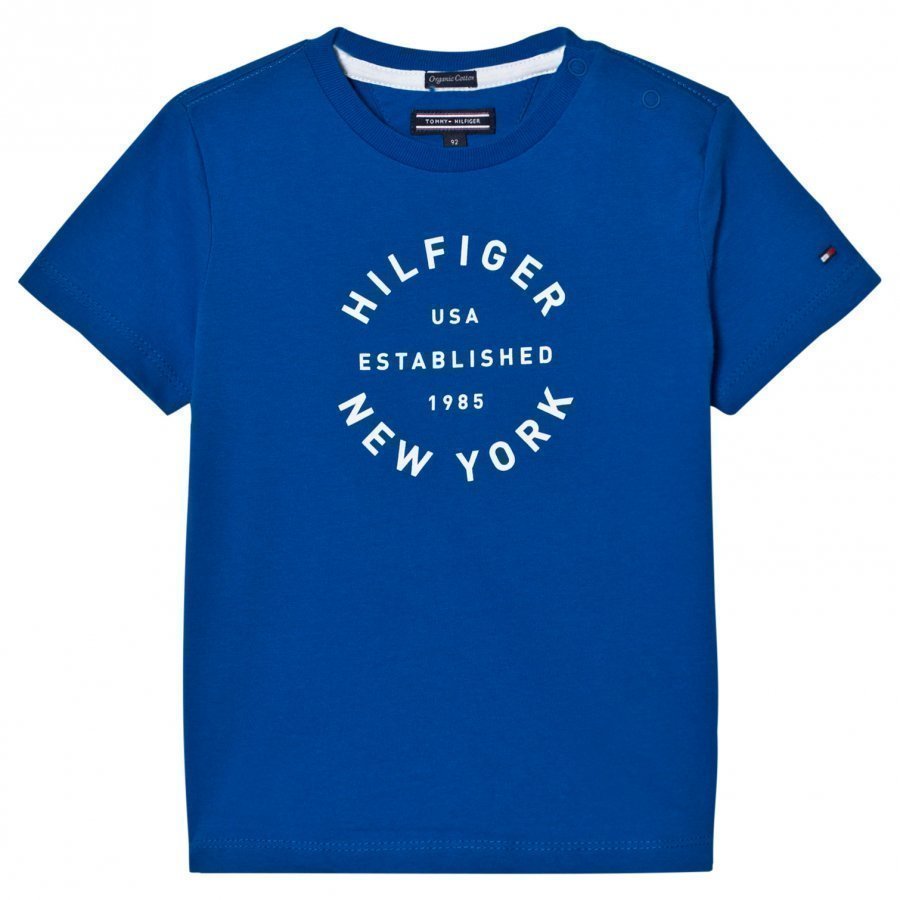 Tommy Hilfiger Blue Branded Tee T-Paita