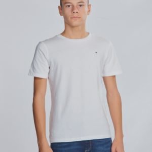 Tommy Hilfiger Boys Basic Cn Tee T-Paita Valkoinen