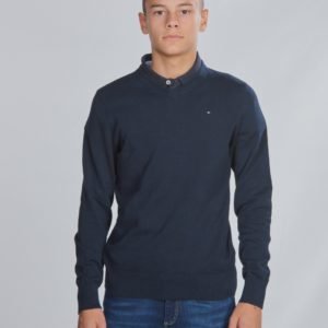 Tommy Hilfiger Boys Basic V Neck Neule Sininen