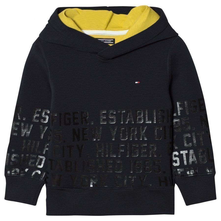 Tommy Hilfiger Branded Over Head Hoodie Black Huppari