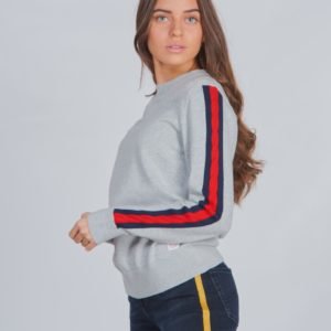 Tommy Hilfiger Cable Sleeve Sweater Neule Harmaa