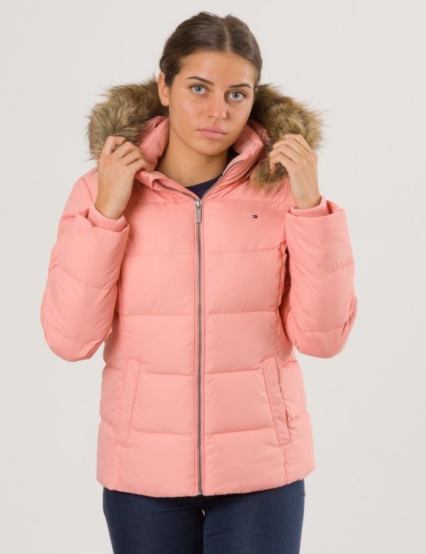 Tommy Hilfiger Essential Basic Down Jacket Takki Aprikoosi