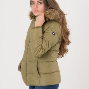 Tommy Hilfiger Essential Basic Down Jacket Takki Vihreä