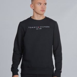 Tommy Hilfiger Essential Cn Sweatshirt Neule Musta