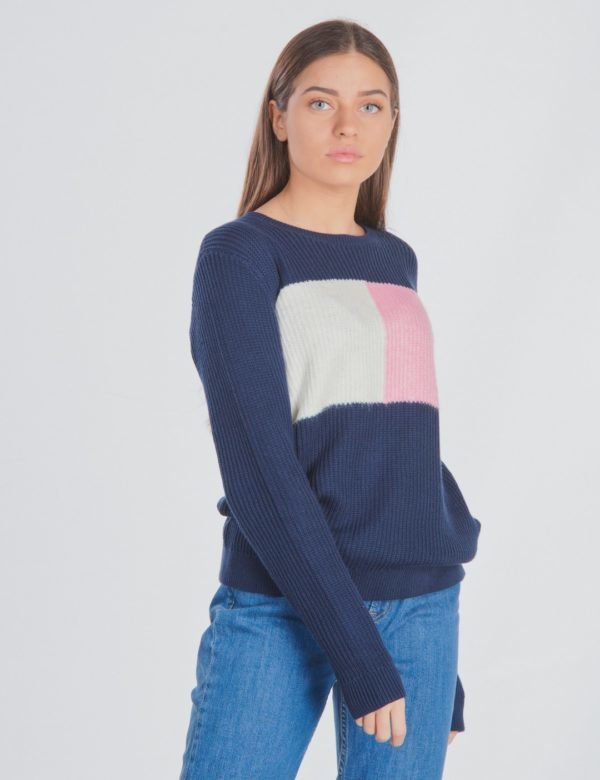 Tommy Hilfiger Essential Colourblock Sweater Neule Sininen