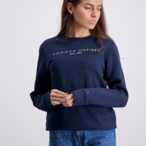 Tommy Hilfiger Essential Crewneck Sweatshirt Neule Sininen