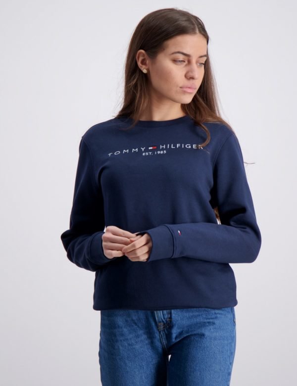 Tommy Hilfiger Essential Crewneck Sweatshirt Neule Sininen