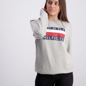 Tommy Hilfiger Essential Hilfiger Sweatshirt Neule Harmaa