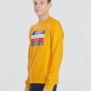 Tommy Hilfiger Essential Hilfiger Sweatshirt Neule Keltainen