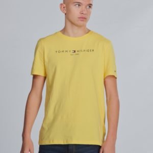 Tommy Hilfiger Essential Hilfiger Tee T-Paita Keltainen