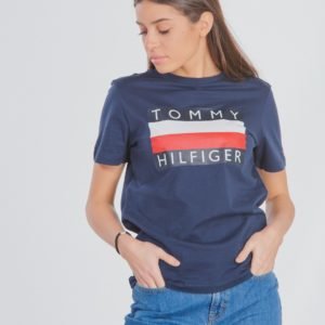 Tommy Hilfiger Essential Hilfiger Tee T-Paita Sininen