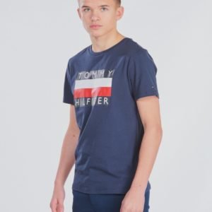 Tommy Hilfiger Essential Hilfiger Tee T-Paita Sininen