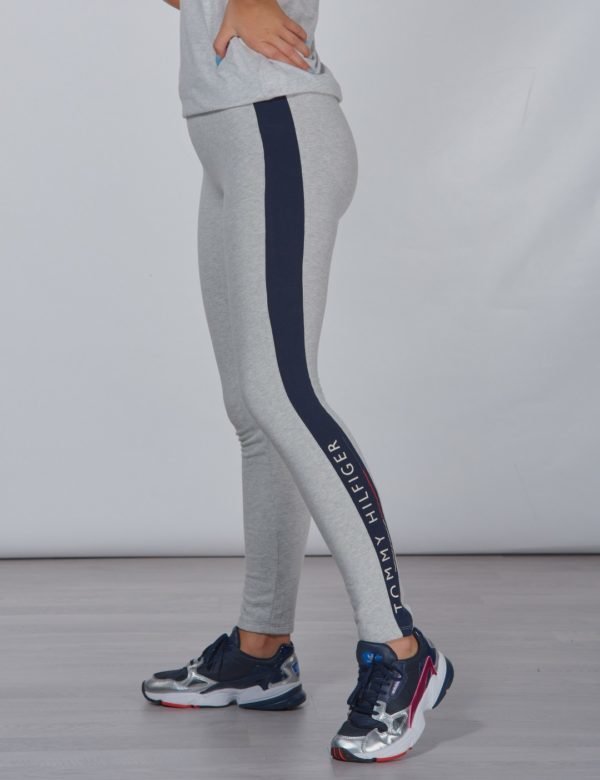 Tommy Hilfiger Essential Hwk Logo Leggins Housut Harmaa