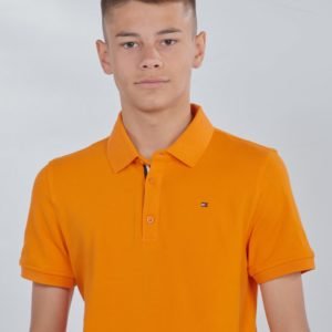 Tommy Hilfiger Essential Slim Polo S/S Pikee Oranssi