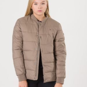 Tommy Hilfiger Essential Stepped Jacket Takki Beigestä