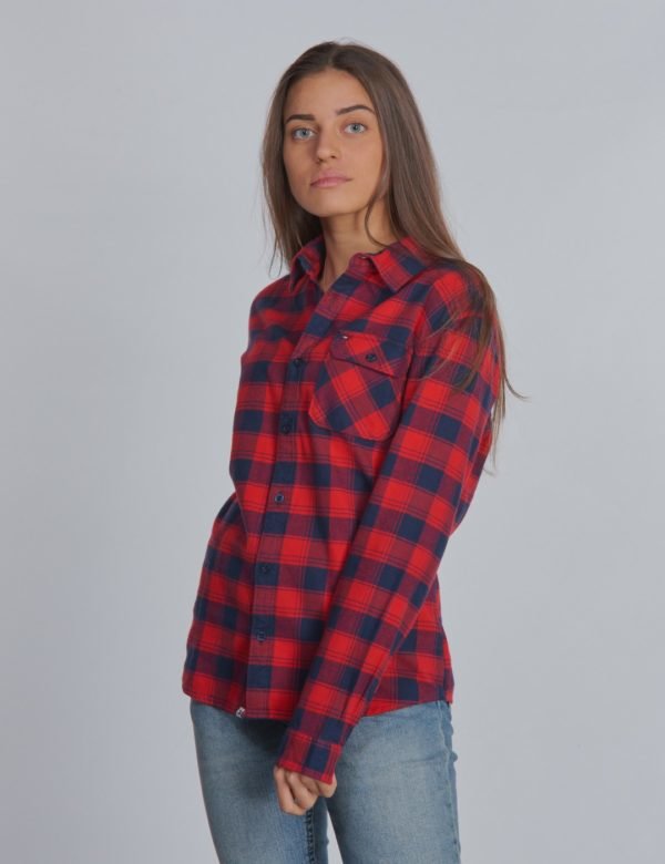 Tommy Hilfiger Flannel Check Shirt Kauluspaita Punainen