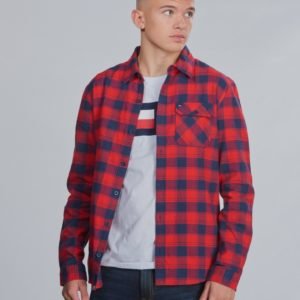 Tommy Hilfiger Flannel Check Shirt Kauluspaita Punainen