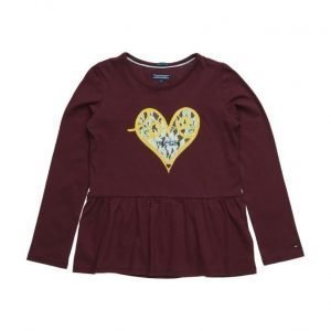 Tommy Hilfiger Hearts Mini Cn Knit L/S