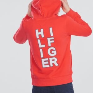 Tommy Hilfiger Multi Aw Graphic Hoodie Huppari Punainen