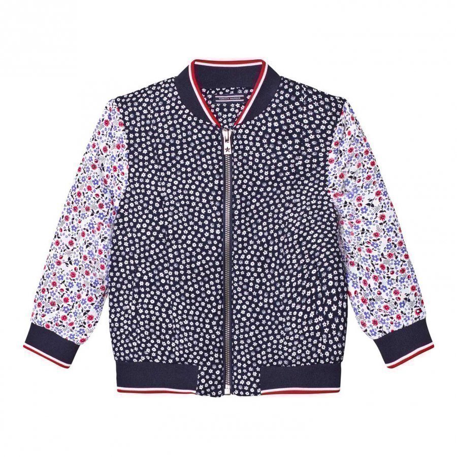 Tommy Hilfiger Multi Floral Bomber Jacket Bomber Takki