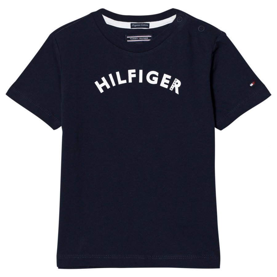 Tommy Hilfiger Navy Branded Tee T-Paita