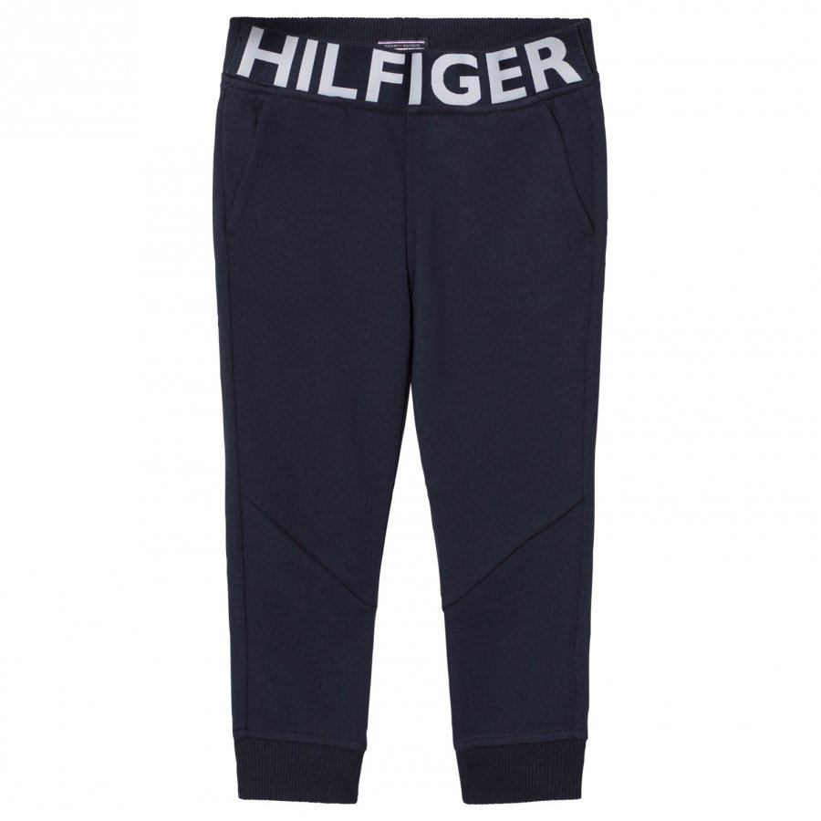 Tommy Hilfiger Navy Branded Waistband Sweat Pants Verryttelyhousut