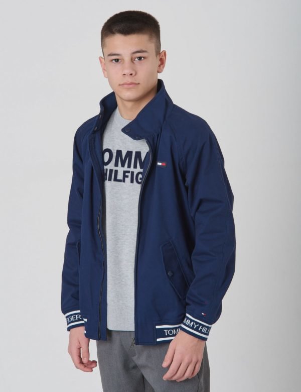 Tommy Hilfiger Organic Cotton  Ivy Jacket Takki Sininen