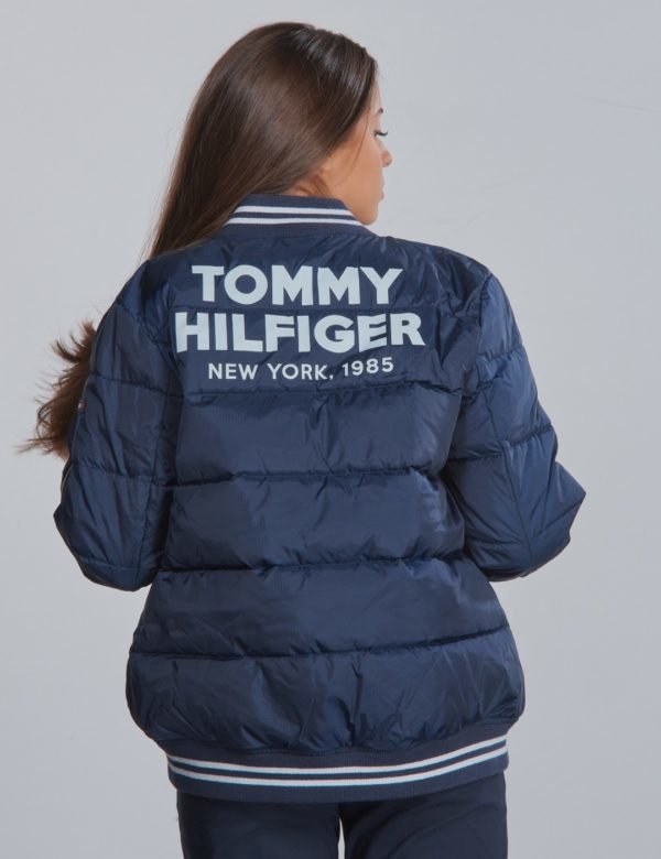 Tommy Hilfiger Padded Bomber Takki Sininen