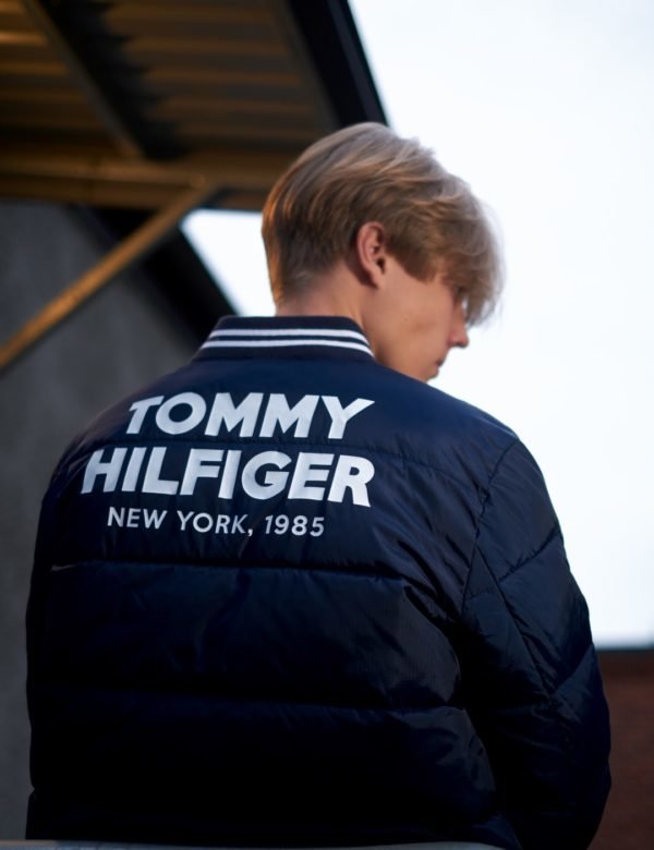 Tommy Hilfiger Padded Bomber Takki Sininen