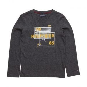 Tommy Hilfiger Rugby Photoprint Cn Tee L/S
