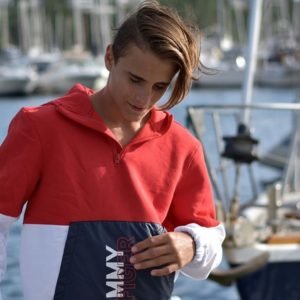 Tommy Hilfiger Sport Colorblock Hd Popover Takki Punainen