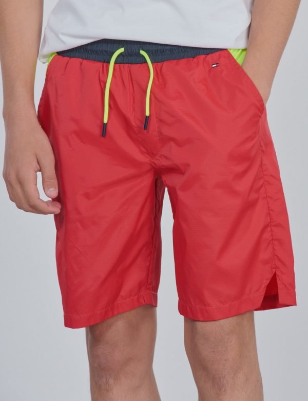 Tommy Hilfiger Sport Short Shortsit Punainen