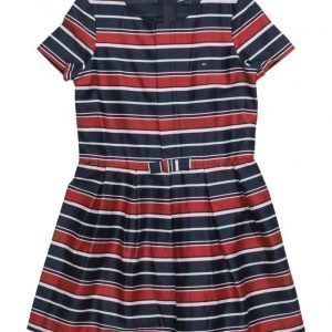 Tommy Hilfiger Striped Cotton Sateen Mini Dress S/