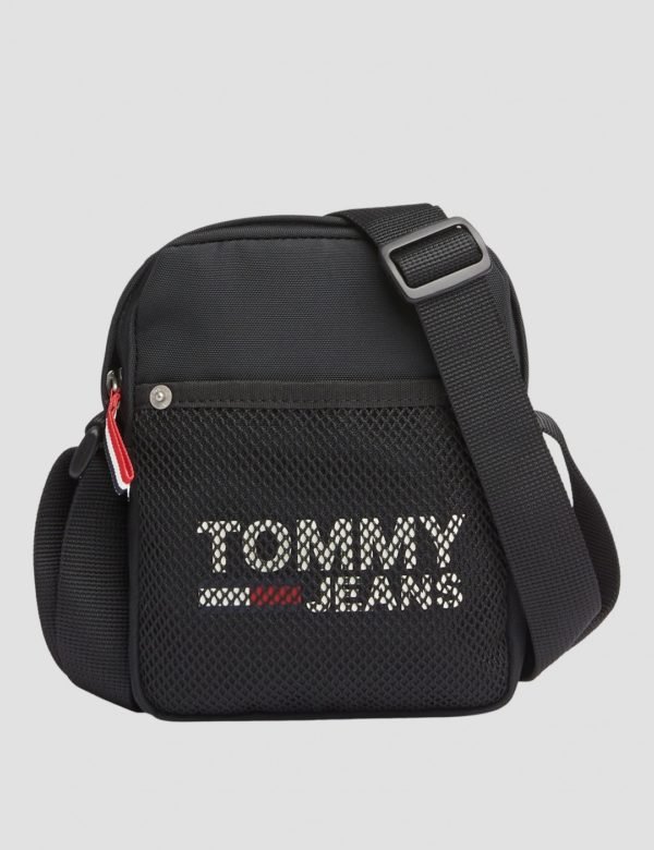 Tommy Hilfiger Tjm Cool City Mini Reporter Laukku Musta