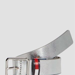 Tommy Hilfiger Tjw Flag Inlay Metallic Vyö Harmaa