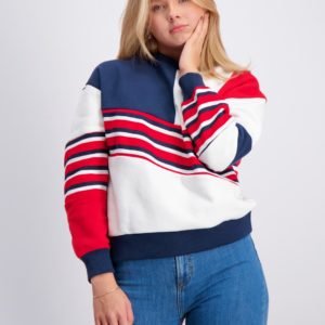 Tommy Hilfiger Tommy 1985 Colourblock Crew Neule Valkoinen