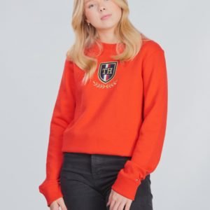 Tommy Hilfiger U Crest Cn Sweatshirt Neule Punainen