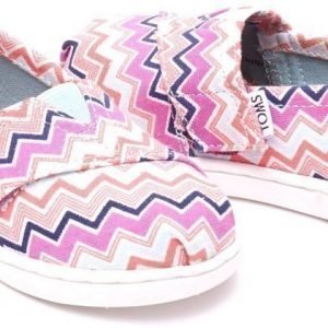 Toms Tennarit Chevron Pink multi